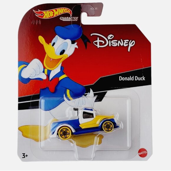 Hot Wheels Disney Donald Duck Character Car 2022 Mattel NIB - Picture 1 of 1